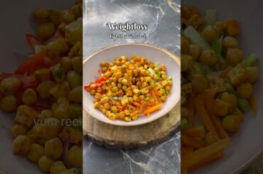 High Protein Chickpeas Salad #shorts #youtubeshorts #viral #trending #weightloss #healthy #food