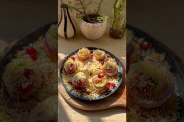 Healthy Salad Sev Puri Recipe #shorts #food #youtubeshorts #saladrecipe #recipe #easyrecipe