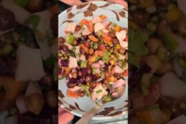 High Protein Salad Recipe for Weight Loss | Healthy & Tasty #homemade #chatgpt #Salad #gym #health