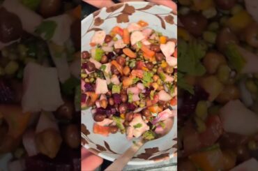 High Protein Salad Recipe for Weight Loss | Healthy & Tasty #homemade #chatgpt #Salad #gym #health