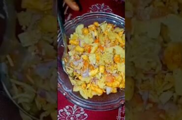 Jhal muri recipe || healthy weight loss snacks #shorts  #food #recipe #jhaalmuri