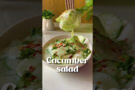 Simple Cucumber Curd Salad | Low Calorie, Healthy & Refreshing #shorts