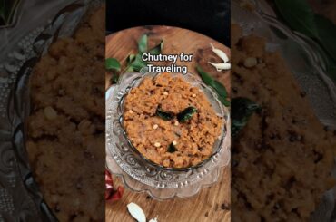Traveling chutney #trending #food #shorts #healthy food # traveling chutney #chutney #viral
