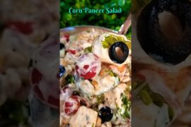 Protein-Rich Salad | Paneer Corn Salad #salad #trending #viral #asmr #relatable #shorts #weightloss