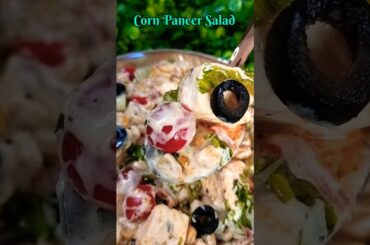Protein-Rich Salad | Paneer Corn Salad #salad #trending #viral #asmr #relatable #shorts #weightloss