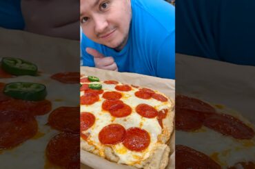 High-Protein Pizza I Eat on My Diet #fitness #mealprep #shorts
