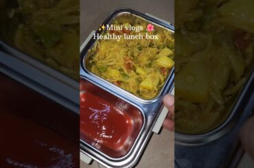 Healthy lunch box,minivlog #viralvideo #cooking #shorts #dailyvlog #shortvideo