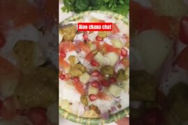 Day 4/7 of healthy breakfast recipes "aloo chana chat" @homelybiteswithPooja  #breakfastrecipes
