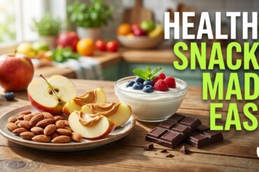 Healthy Snacks Made Easy | Quick & Delicious Recipes for Busy Days (No Guilt!)
