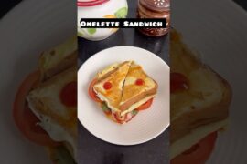 Easiest Omelette Sandwich in 5 Minutes | Quick Breakfast Recipe #shorts#healthy #trending#easyrecipe