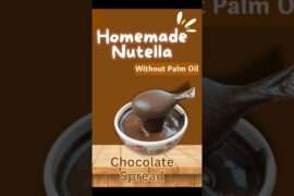 Homemade Nutella | Chocolate Spread Without palm oil | Dryfruit Chocolate Spread #nutella #chocolate