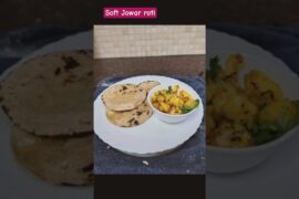 Weight Loss Jowar Roti | Healthy Indian Bread #shorts#Jowar #recipe #food #trending