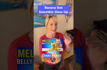 Banana Oatmeal Smoothie Recipe That Melts Belly Fat FAST!