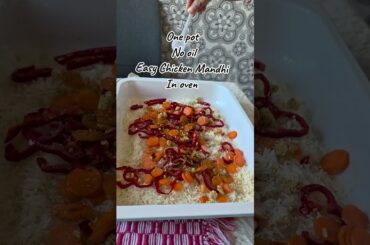 Recipe in description | Easy Chicken Mandhi | No oil healthy recipes