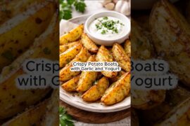 Healthy Potato Wedges Recipe | Easy Oven Potatoes Under 250 Calories #food
