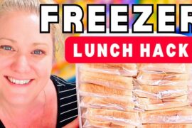STRESS FREE school morning routine with this FREEZER LUNCH HACK | Freezer Sandwich Meal Prep