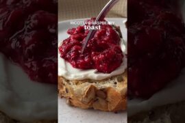 Easy Ricotta Toast with Chia Jam Breakfast Recipe