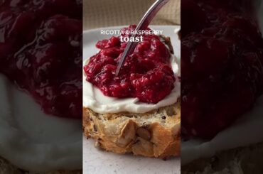 Easy Ricotta Toast with Chia Jam Breakfast Recipe