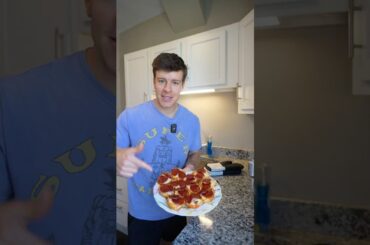 Hot Honey Pizza Bites High Protein Low Calorie Snack Recipe #shorts