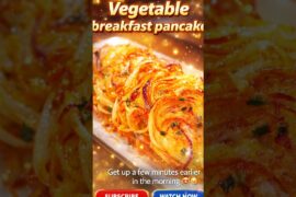 Vegetable Pan Cake Recipe | Healthy & Easy Breakfast