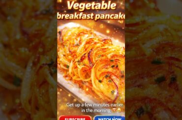 Vegetable Pan Cake Recipe | Healthy & Easy Breakfast