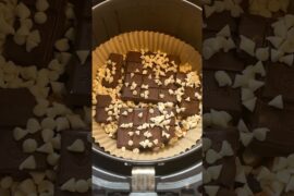 Healthy high protein chocolate Dryfruits snacks Recipe in Air Fryer #shorts #trending #viral