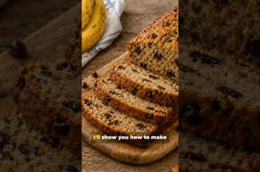 Easy Healthy Chocolate Chip Raisin Banana Bread | No Sugar No Flour
