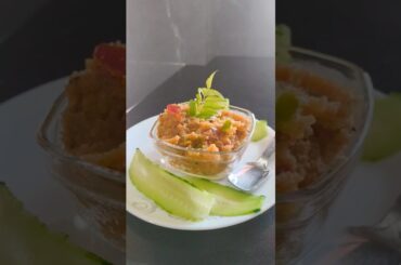 10-minute weight-loss upma recipe#upma #weightloss #10minutesrecipe #recipe #reels #viral #healthy