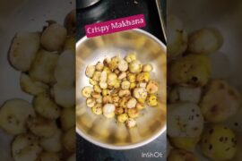 #CrispyMakhana#Roasted Makhana Recipe | Kids Favorite Snack#youtubeshorts#food#cooking#