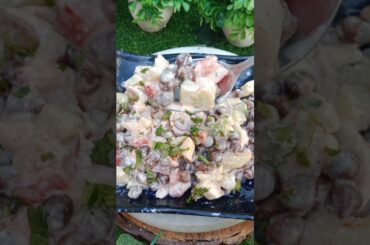High protein salad chaat recipe #shorts #viral #trending #highprotein #healthy #saladrecipe #salad