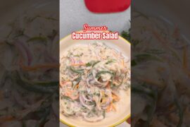 Cucumber Salad For Weight Loss | Easy & Healthy Salad Recipe | Homemade Fresh Cucumber Salad #shorts