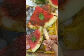Watermelon Recipe|Watermelon Masala Stick|Summer Snacks|Popsicle#shorts #watermelon #viral #recipe