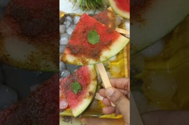 Watermelon Recipe|Watermelon Masala Stick|Summer Snacks|Popsicle#shorts #watermelon #viral #recipe