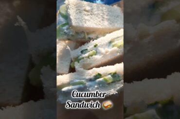 Creamy and Refreshing Sandwich | Cucumber Sandwich | Perfect for Weight-loss #ytshorts #uniquerecipe