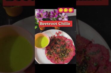 Healthy & Tasty Beetroort Chilla #beetrootrecipe #chilla #healthy #breakfast #beetrootchilla #viral