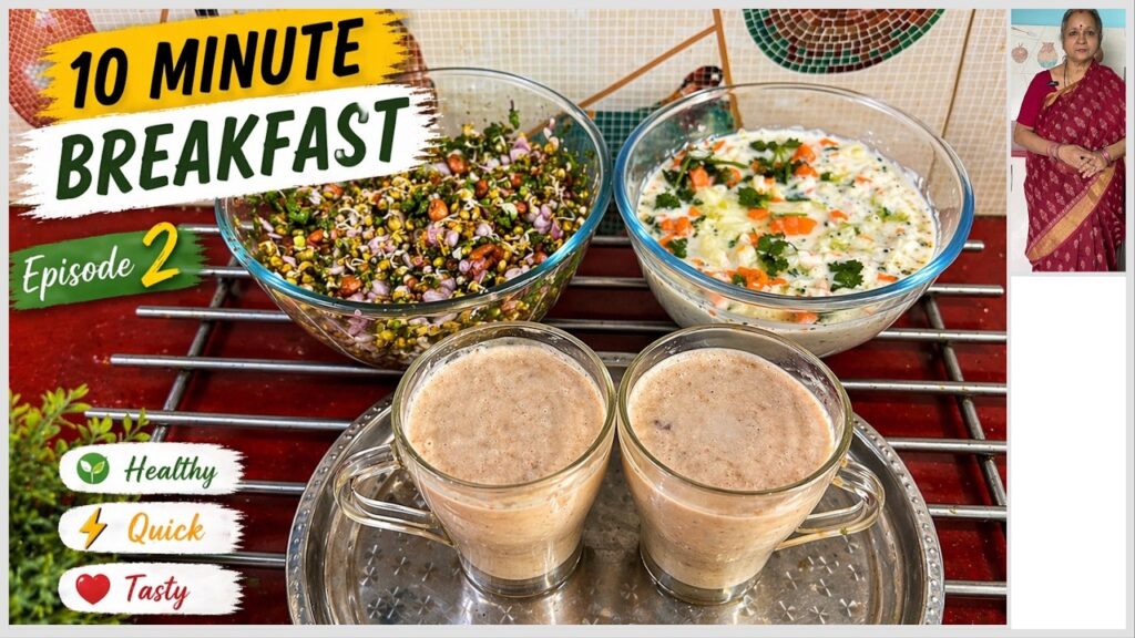 10 Minute Breakfast I 3 Healthy recipes I Quick & Easy Recipes
