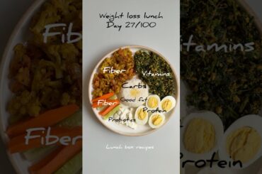 Day 27/100 #balanceddiet #food #diet #weightlosschallange #lunch #healthy #thali  #weighloss