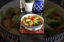 healthy salad | veg tofu salad