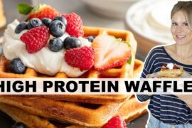 HIGH PROTEIN WAFFLES  I Can't Stop Making! | Healthy Breakfast Idea