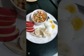 2 minute Chickpeas Salad |Easy Breakfast Salad Recipe #shorts