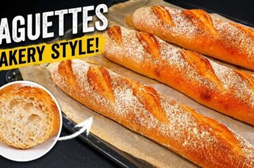 Healthy Sourdough Bread | No Yeast French Baguettes Recipe
