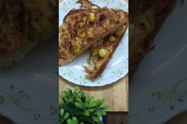 Healthy Cheesy Non fried Bread pakoda | Guilt Free  Tawa Bread Pakoda #trending #shorts #streetfood