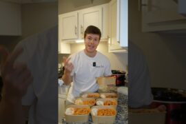 Sweet Heat Chicken & Rice High Protein Meal Prep Recipe #shorts