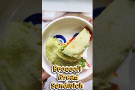 Broccoli Bread Sandwich|Breakfast recipe|Quick and easy recipe #shorts #shortvideo #food