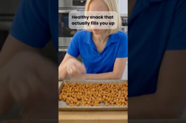 Healthy Snack: Crispy Chickpeas That Actually Fill You Up (High Fiber Option for Snack and Toppings)