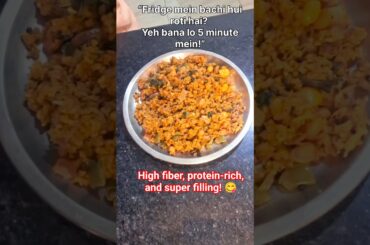 Roti Upma is the healthy protein breakfast you need today #recipe #food #viral