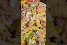 Tuna Pasta Salad   #healthy #cooking #lowcalorie #food #tuna #lunch #fyp #healthy #weightlossrecipe