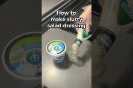 Entire Jar of Salad Dressing for 136 calories! #weightloss #lowcalorie #healthyswaps #mealprep #food