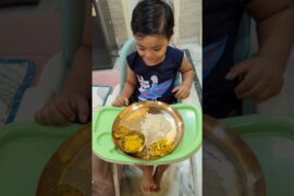 Healthy Lunch Thali for 2 Yrs Old Baby #food #recipe #streetfood #baby #love #trending #shorts
