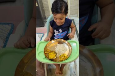 Healthy Lunch Thali for 2 Yrs Old Baby #food #recipe #streetfood #baby #love #trending #shorts